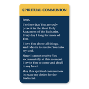 Product image for Spiritual Communion Prayer Cards (Pack of 20) image number 0