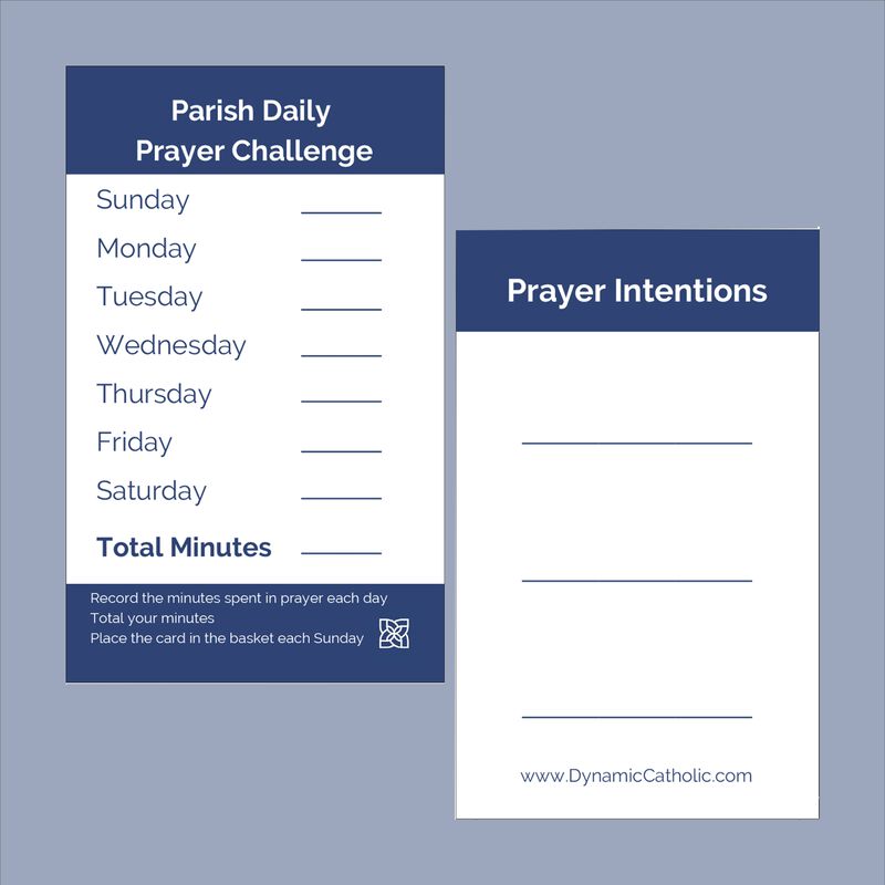 Prayer Tracking Card English image number 0