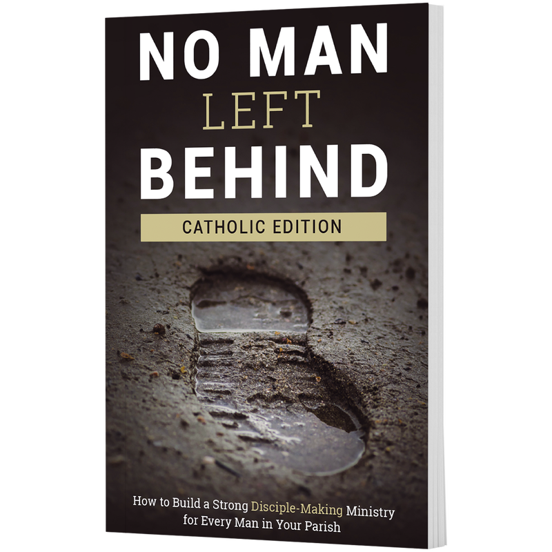 Book cover titled No Man Left Behind with a footprint on a sandy surface, featuring text in white and gold on a dark background. image number 0