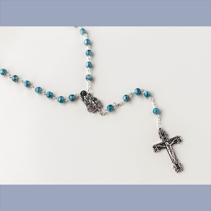 Rosary Mary With Glass Beads  image number 0