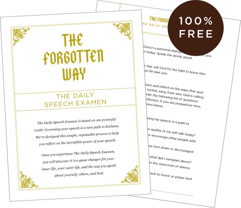 The Forgotten Way Speech Examen Downloadable