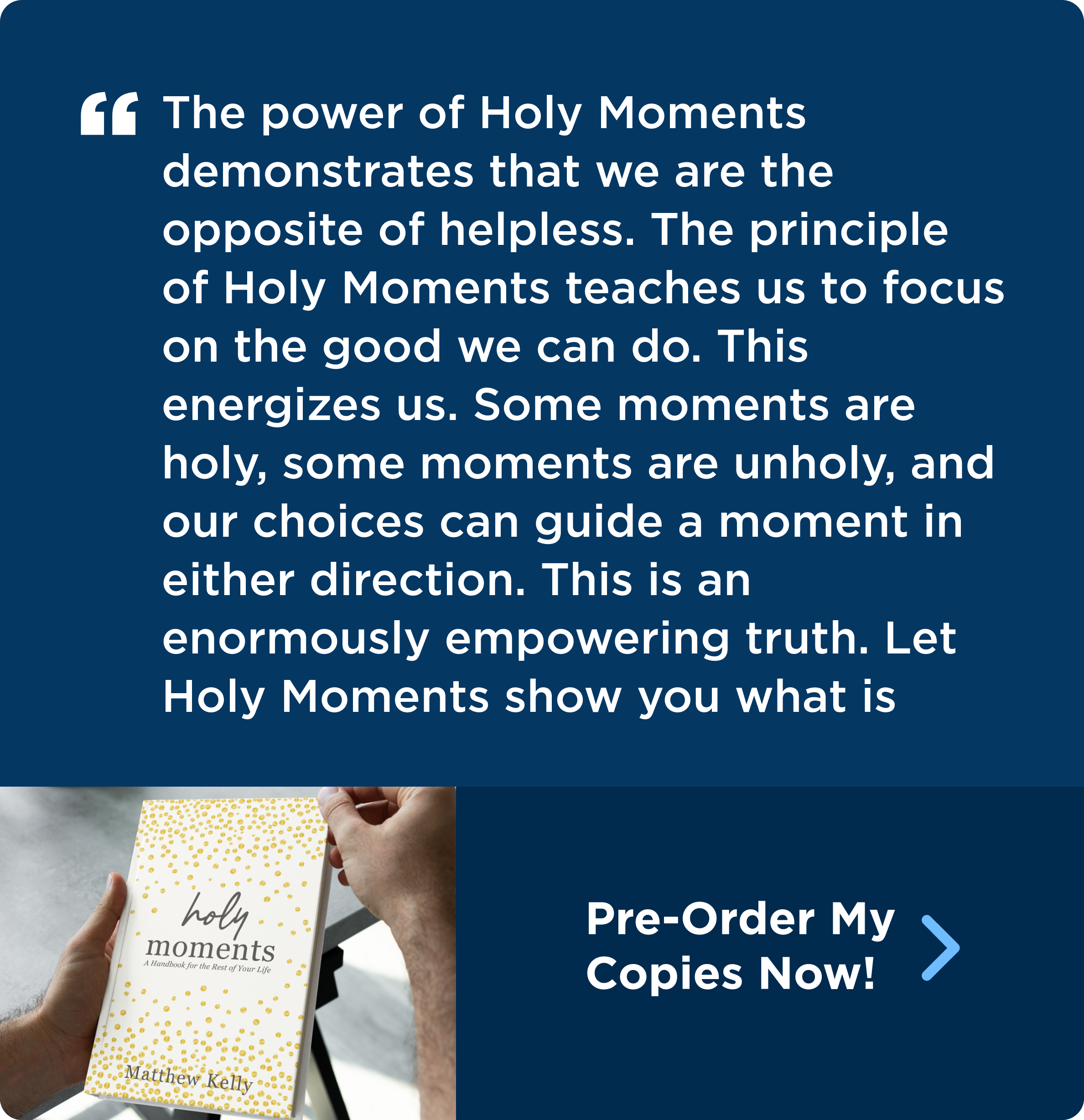 Pre-Order Holy Moments Now!