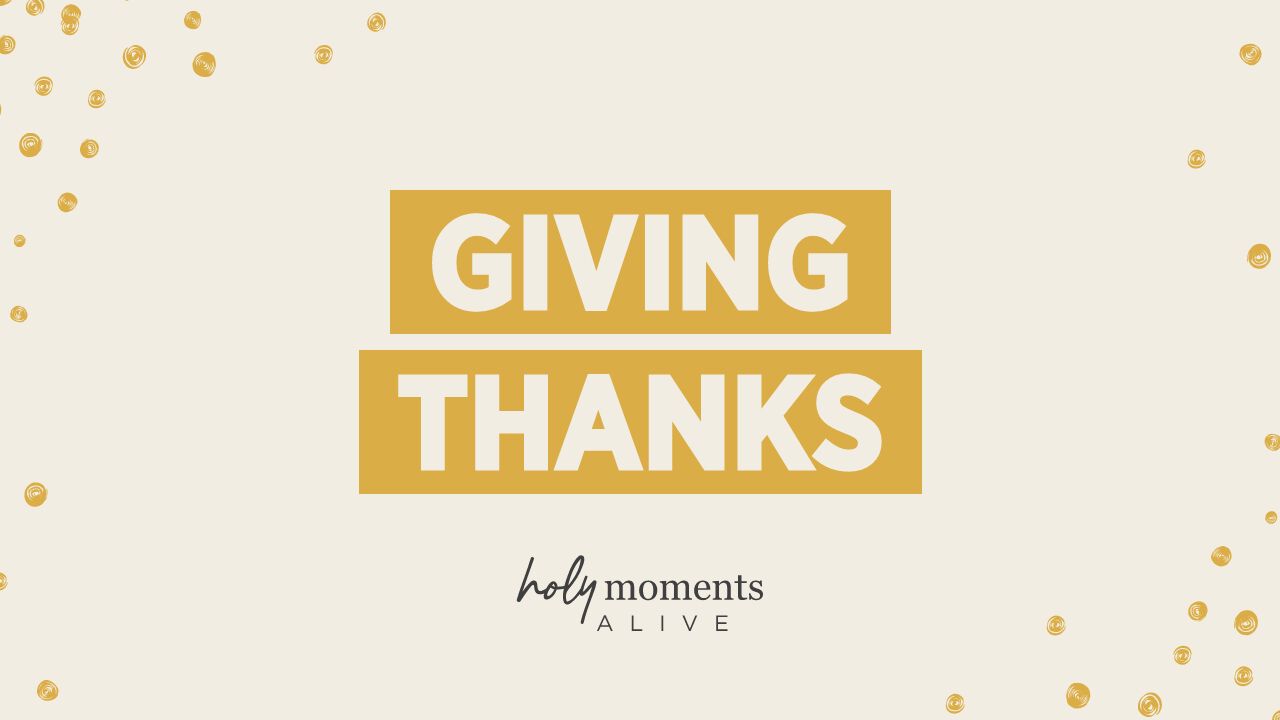 Giving Thanks