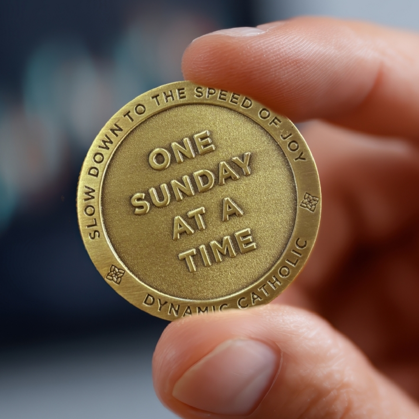 Buy One Sunday at a Time Coin | Dynamic Catholic